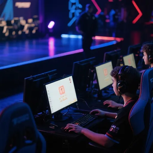 LPL 选手专注比赛