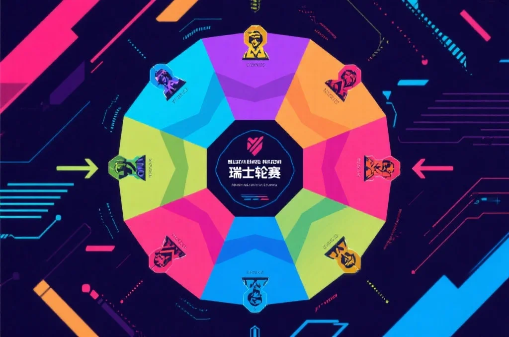 电竞瑞士轮赛制图示